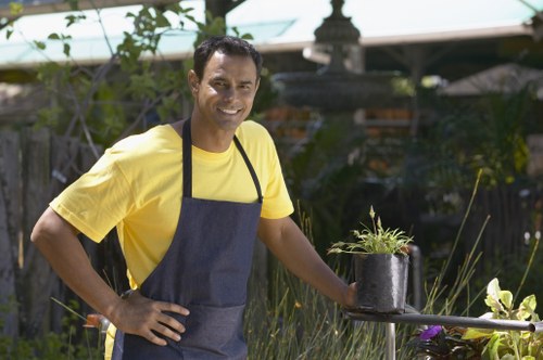 Local transfer station handling green waste from Beckton gardens