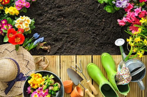 Beckton gardeners shaping healthy lawns and borders